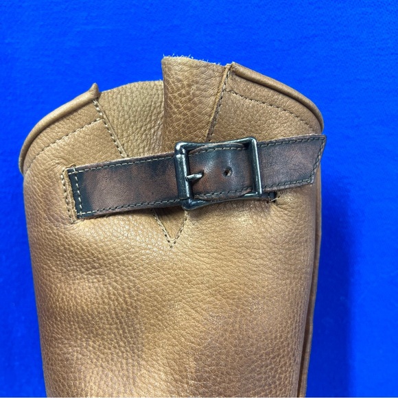 BNIB |•FREEBIRD🦅BY STEVEN•| RIP Brown Leather Moto Boots - Picture 4 of 11